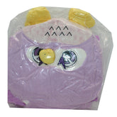 WOWLS PURPLE PLUSH ANIMAL PILLOW WITH BLANKET